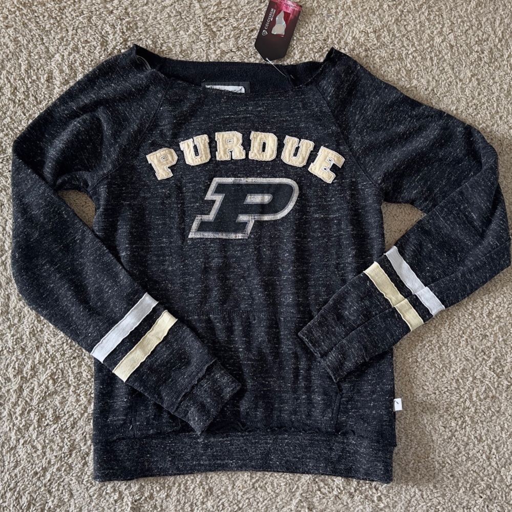 Colosseum Dark Heather Grey Women's Sweatshirt NWT